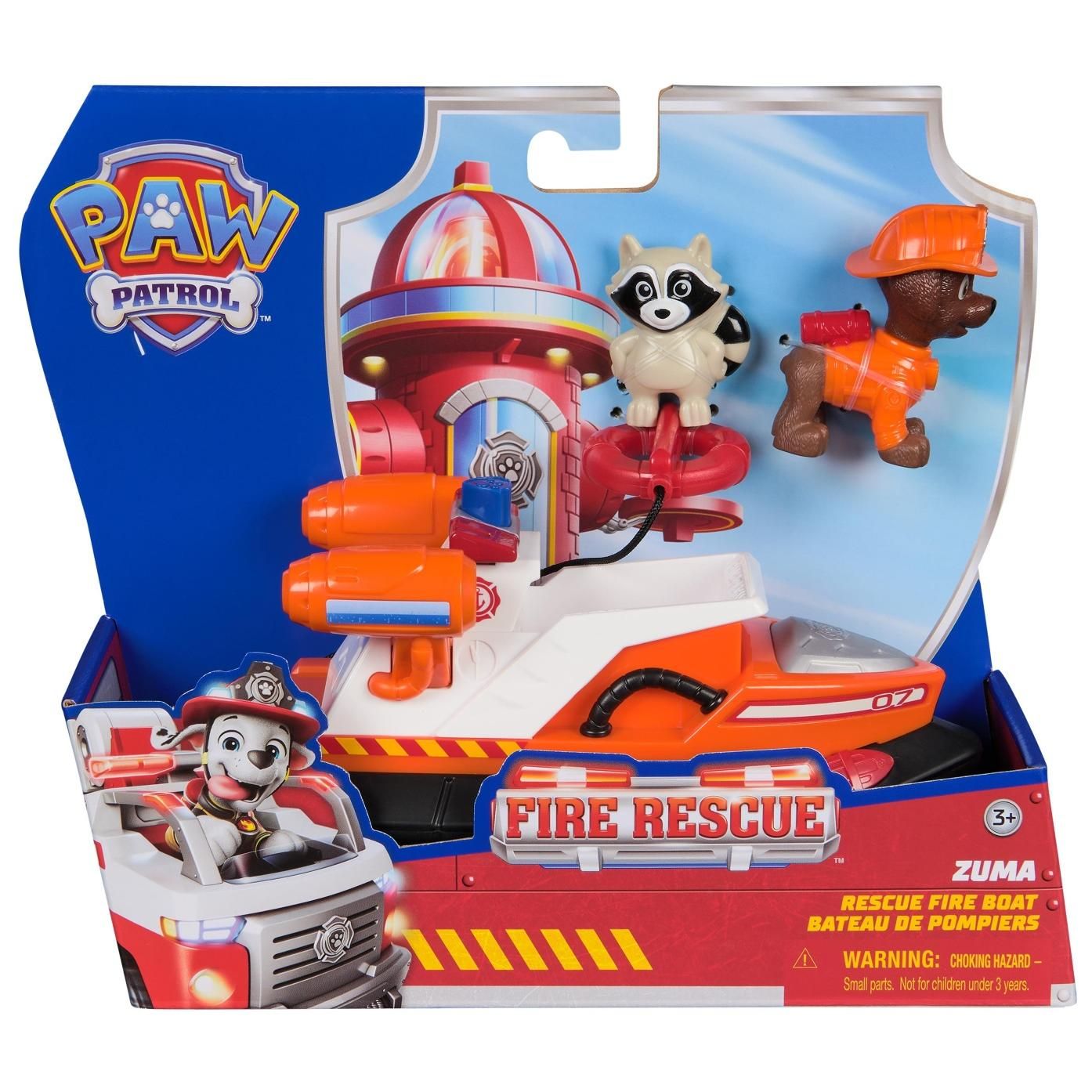 LA PAT' PATROUILLE VÉHICULE + FIGURINE FIRE RESCUE La Pat' Patrouille assort