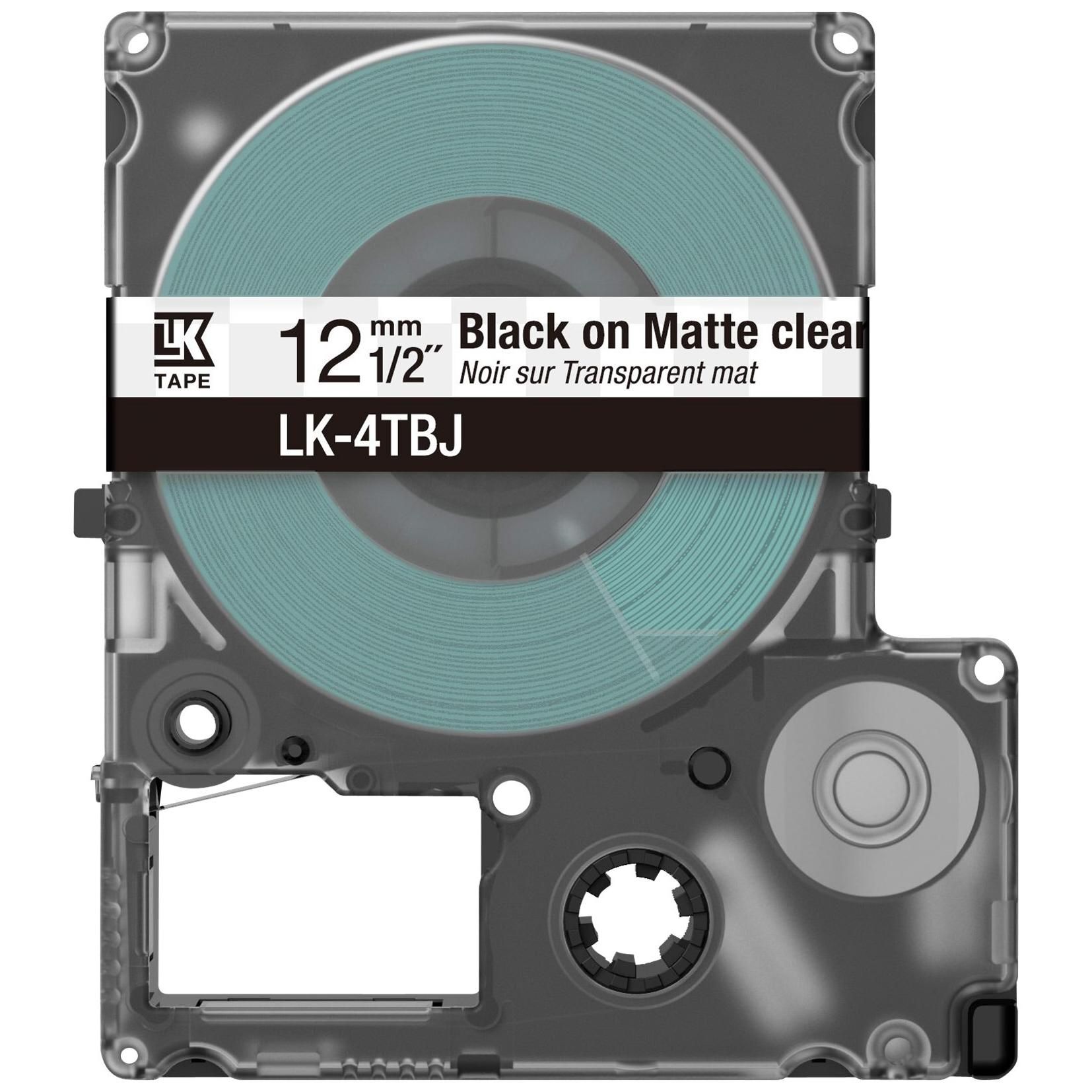 Epson LabelWorks LK 4TBJ sur fond Rouleau 1 2 cm x 8 1 cassette boîte de suspension cartouche de bande pour LabelWorks LW C410 LW C610