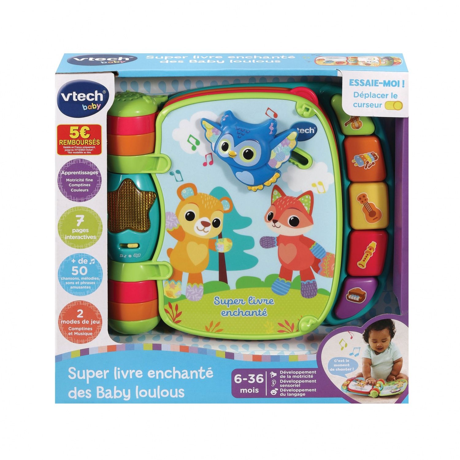 Super Livre Enchanté Des Baby Loulous Vtech 'unité - vue 4