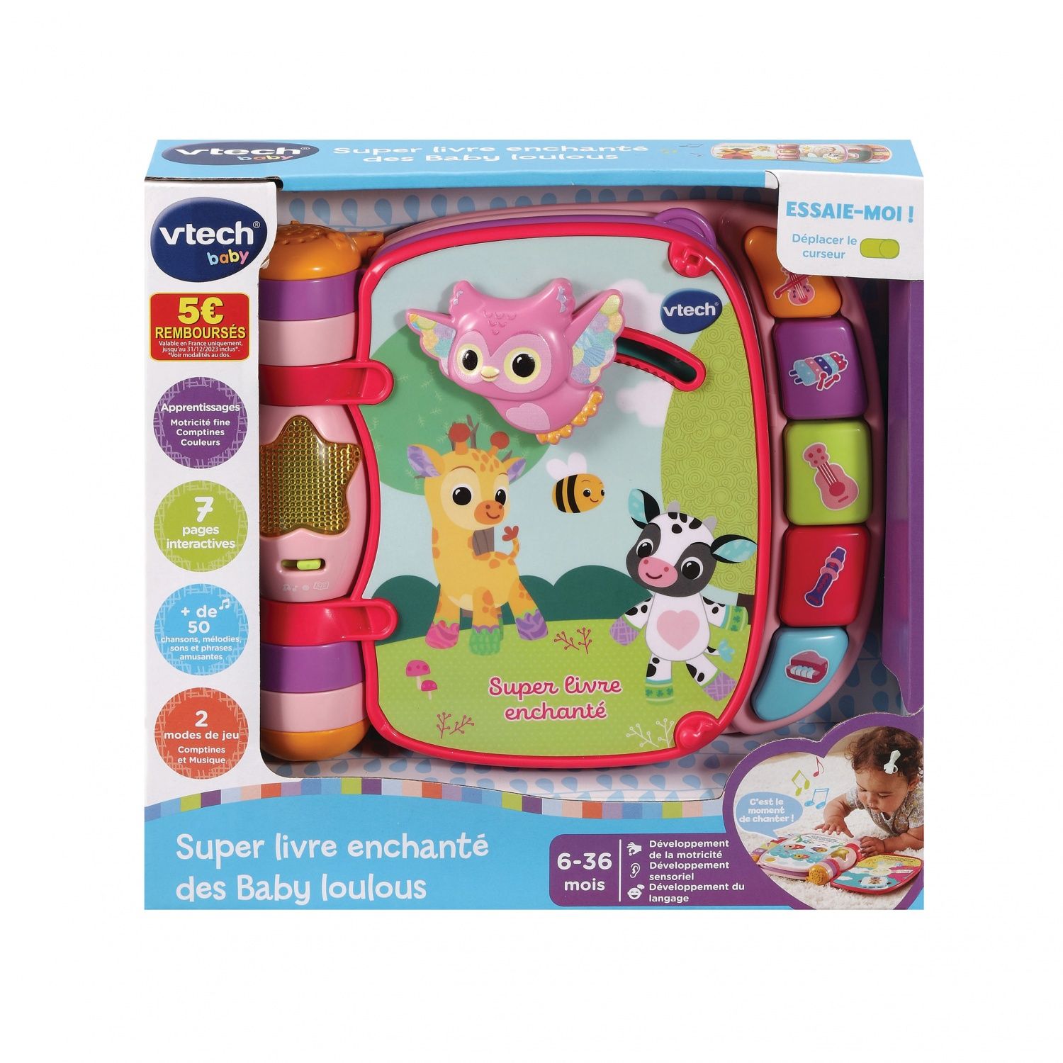 Super Livre Enchanté Des Baby Loulous Vtech 'unité - vue 5