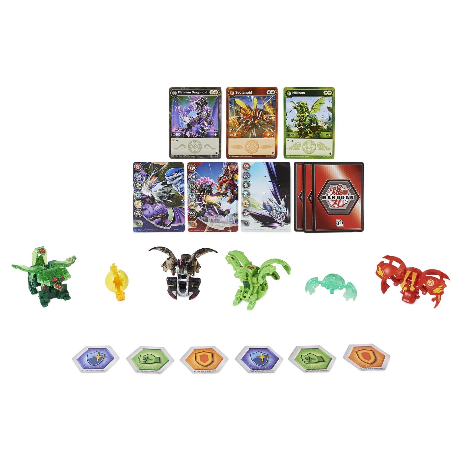 Bakugan Coffret Battle Strike Saison 4 Bakugan Assort