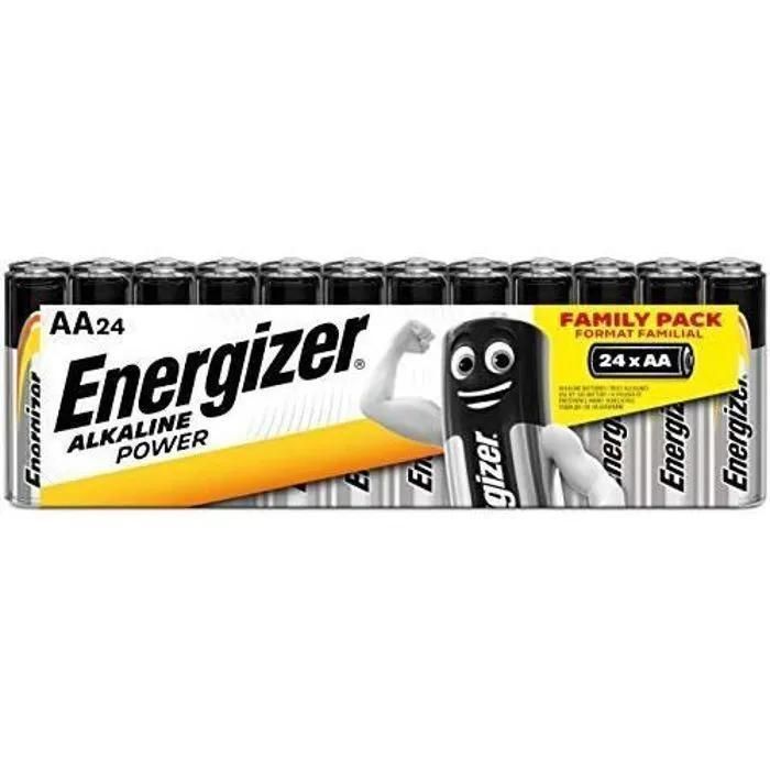 Energizer Piles AA Alkaline Power Lot de 48 Pile alcaline