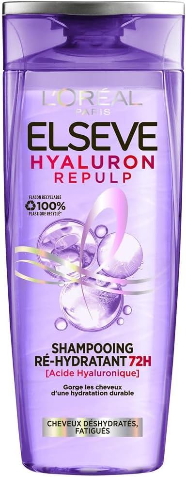 'oréal Paris 'oréal Paris Elseve Hyaluron Repulp Shampooing Ré Hydratant 250ml Enrichi En Acide Hyaluronique