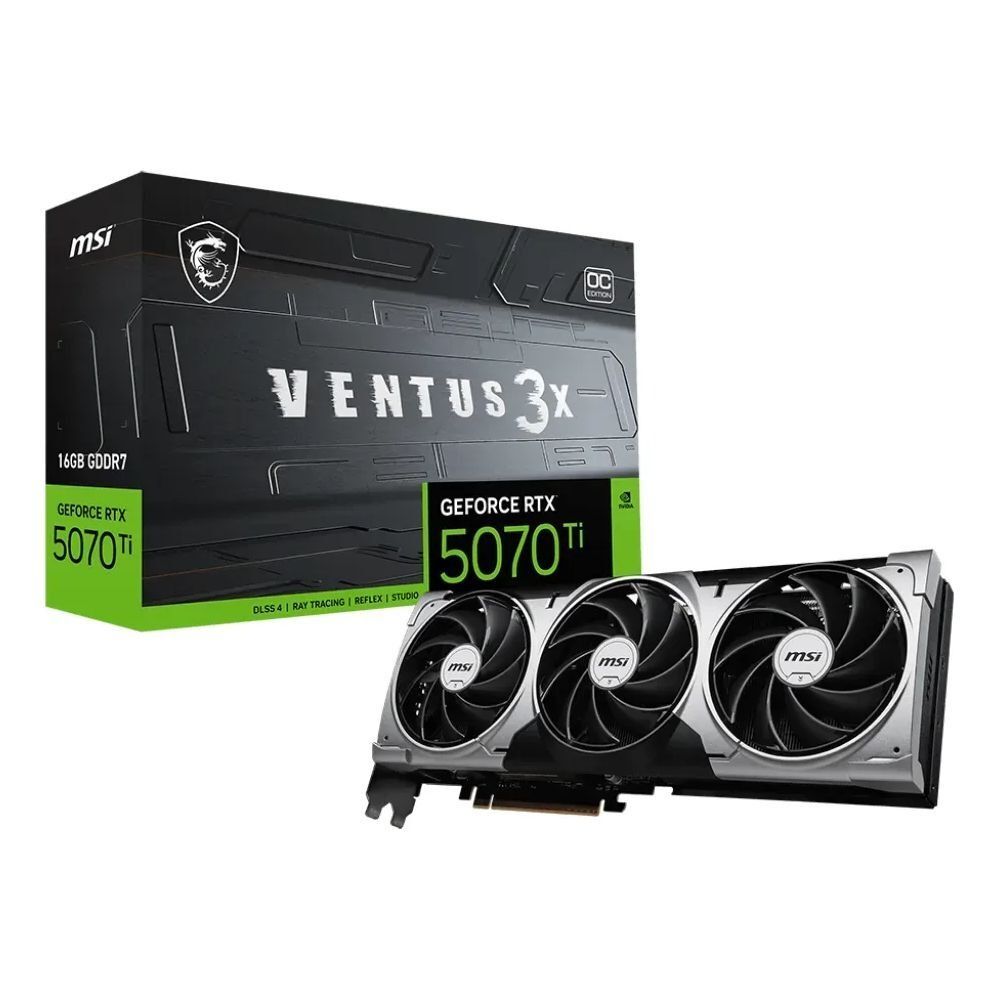 Carte graphique MSI GeForce RTX 5070 Ti VENTUS 3X OC - vue 5