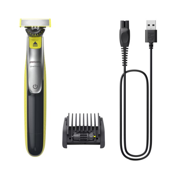 Rasoir Électrique Hybride Corps Et Visage Oneblade 360 Philips Le Paquet Avec Un Kit Compris
