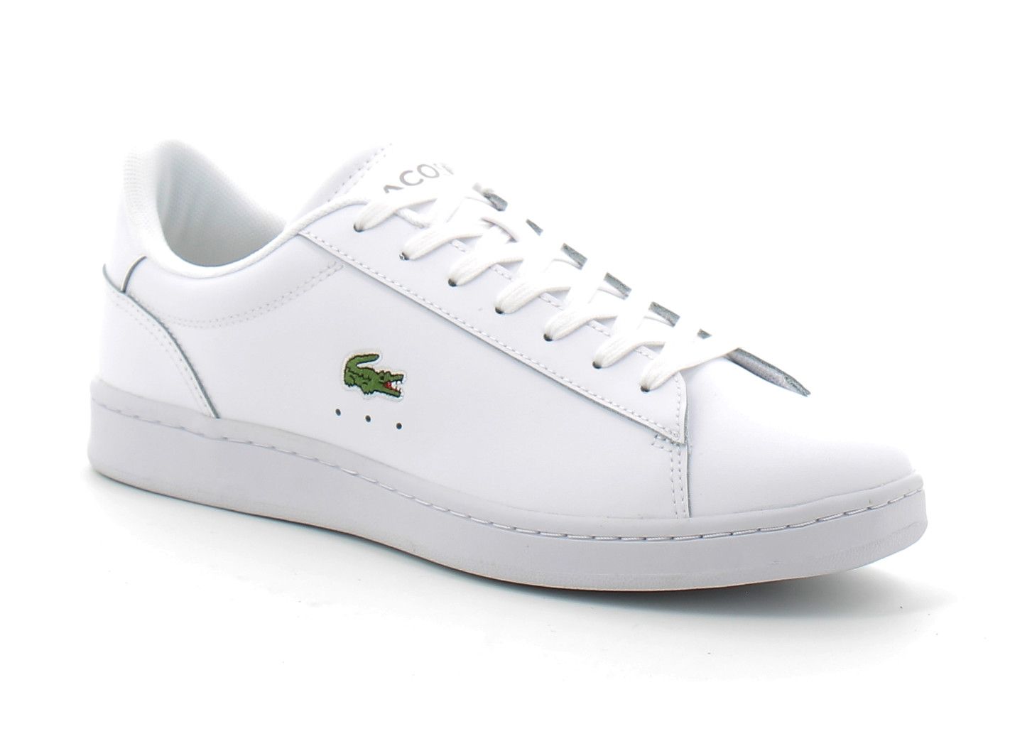 Lacoste - Basket Homme En Cuir Carnaby Set - Blanc - 45