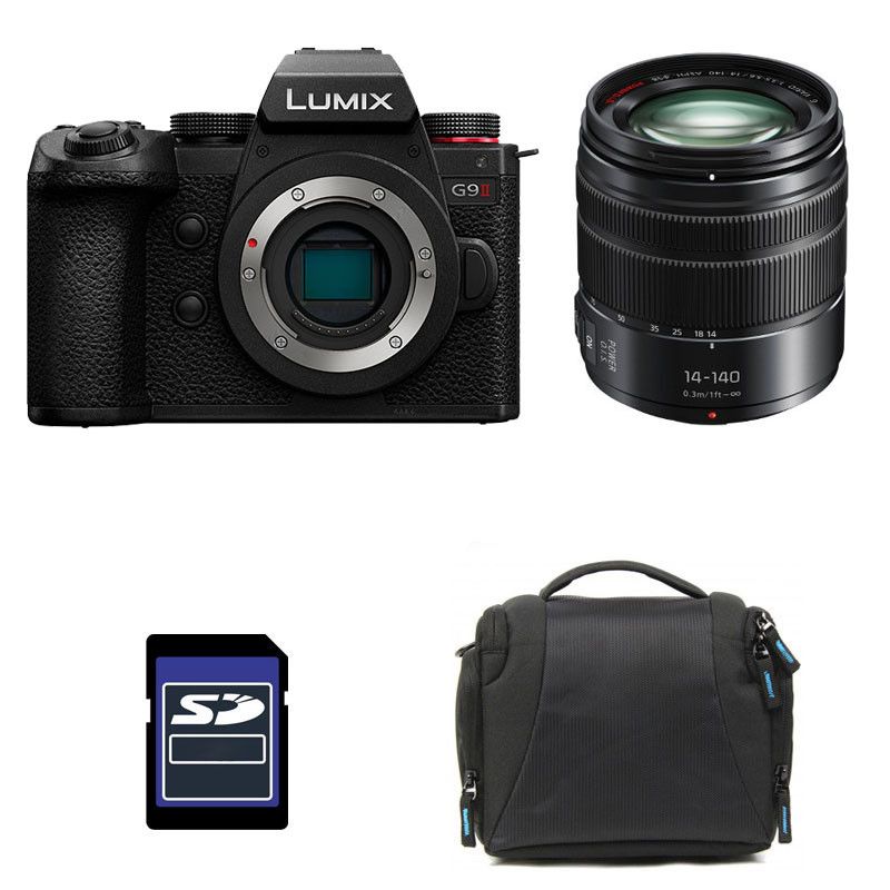 PANASONIC LUMIX G9 II + 14 140 + Sac et Carte SD 4 Go Neuf - vue 6