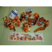 BPZ Lot série complète Kinder 10 les Castors Chinois France 2000