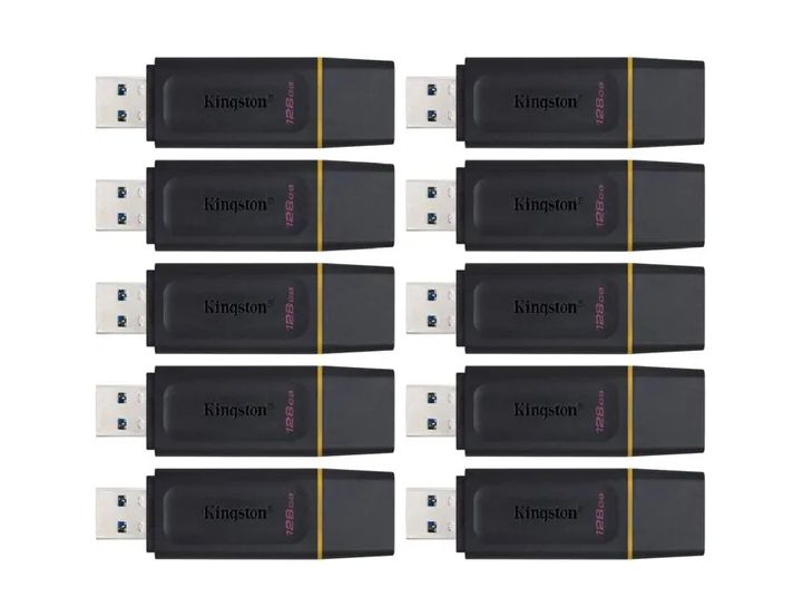 Lot de 10 KINGSTON Clé USB DataTraveler® Exodia Avec capuchon de protection et anneaux pour porte clés 10PCS