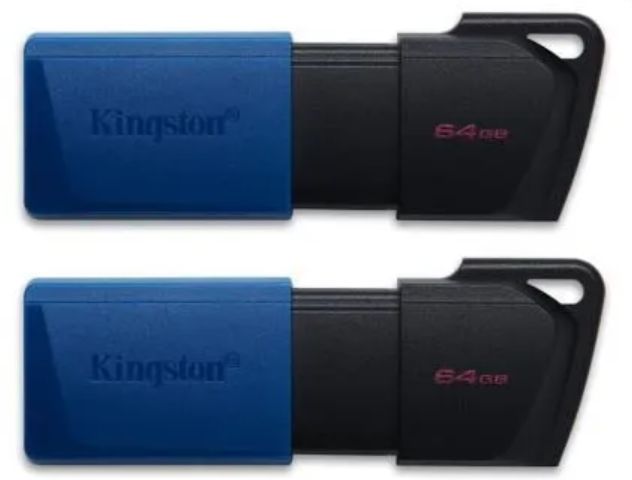 Lot de 2 Clé USB 3.2 Gen 1 Kingston DataTraveler Exodia DTXM avec capuchon mobile +