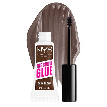 Nyx Professional Makeup - The Browglue Dark Brown Colle Fixatrice Sourcils Dark Brown 5 Ml