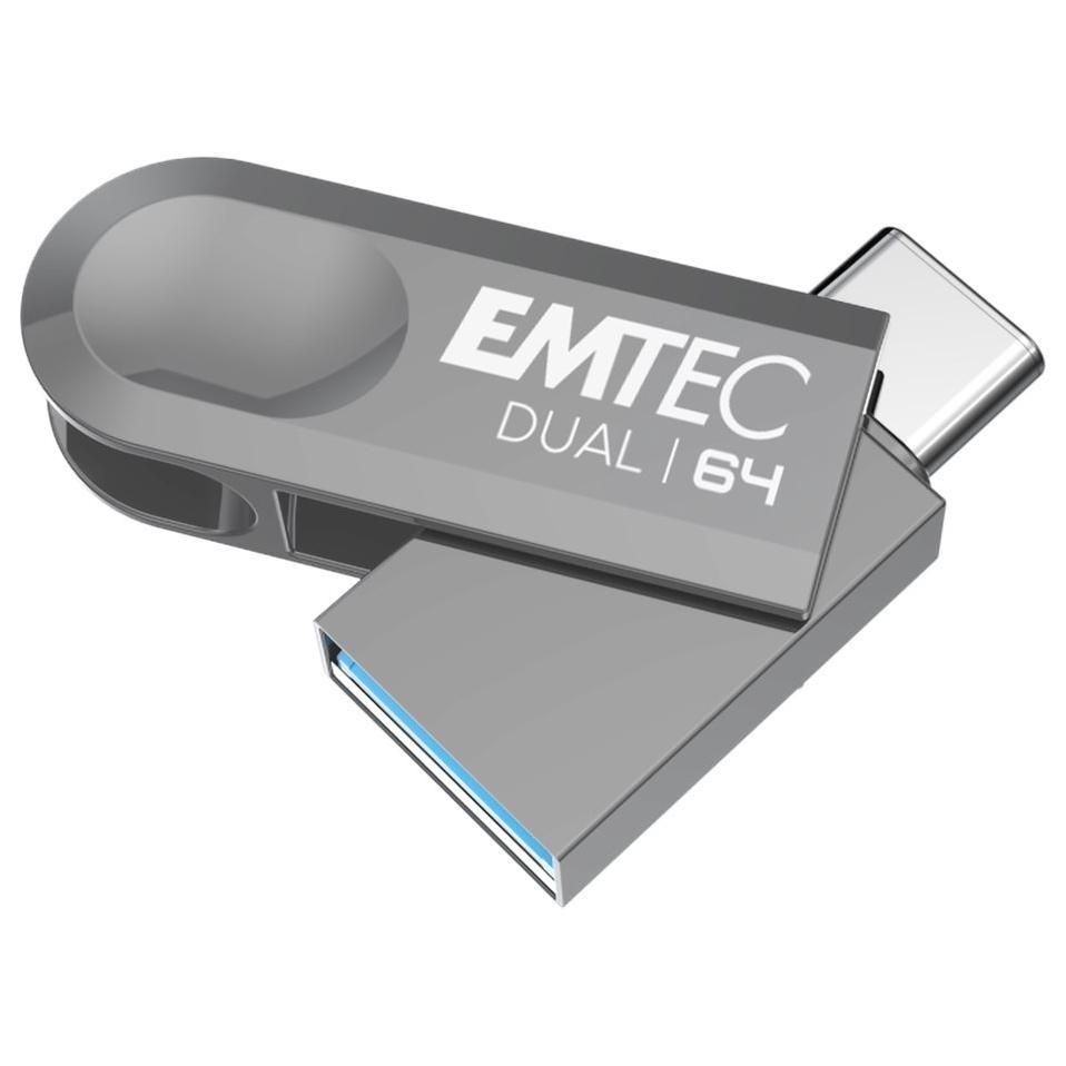 EMTEC Dual D280 Clé USB USB 3.2 Gen 1 / USB C - vue 2