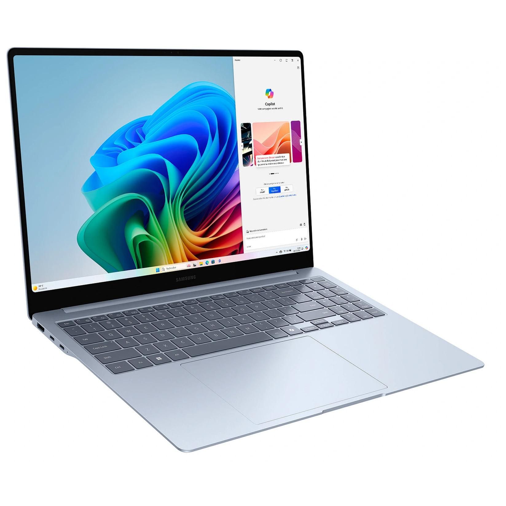 Samsung Galaxy Book4 Edge Ordinateur Portable avec IA 16’’ Copilot+ PC Snapdragon X Elite X1E 80 100 Mémoire Stockage - vue 7