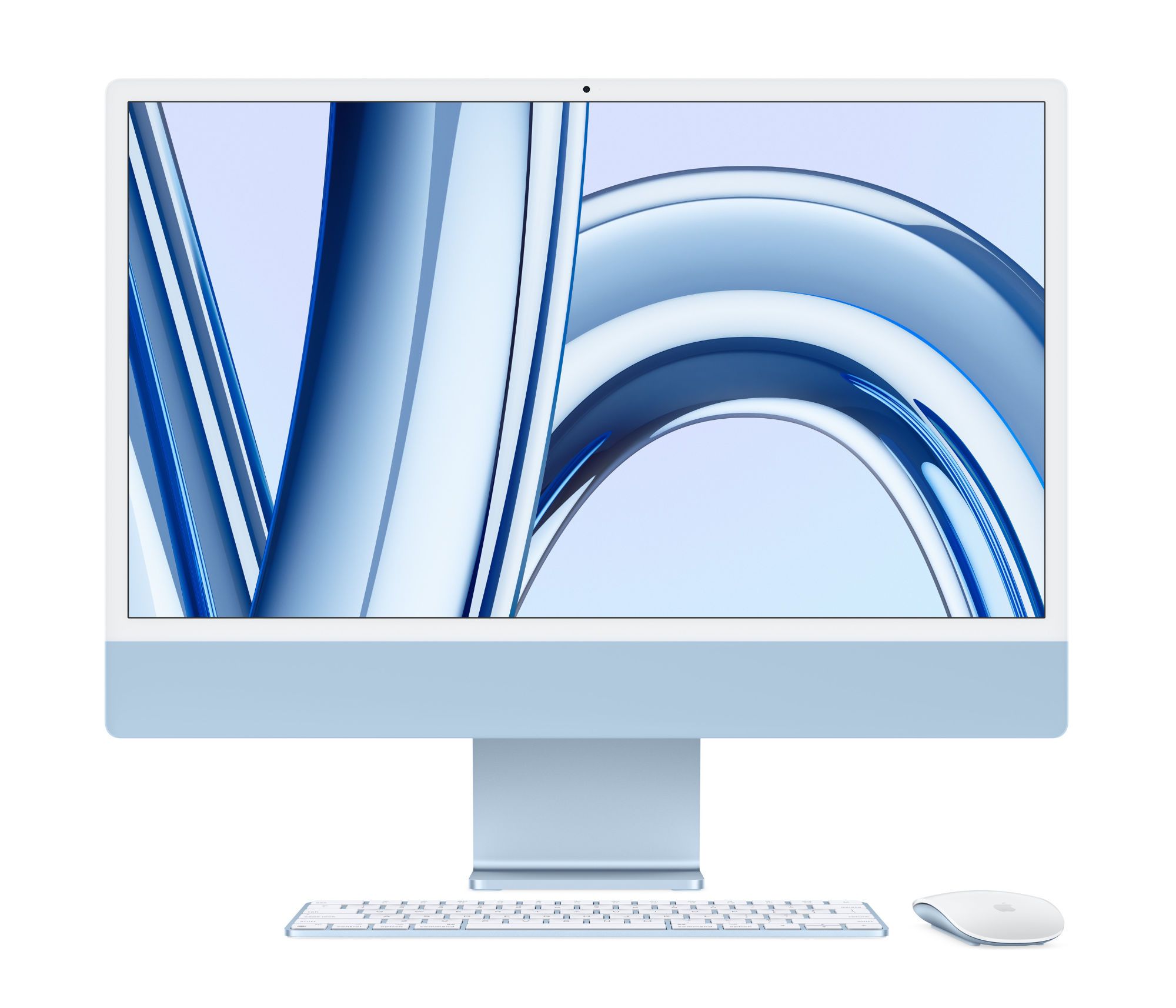 Apple iMac with 4.5K Retina display MQRQ3FN/A - Fin 2023 - 24" M3 8 Go RAM 256 Go Bleu AZERTY