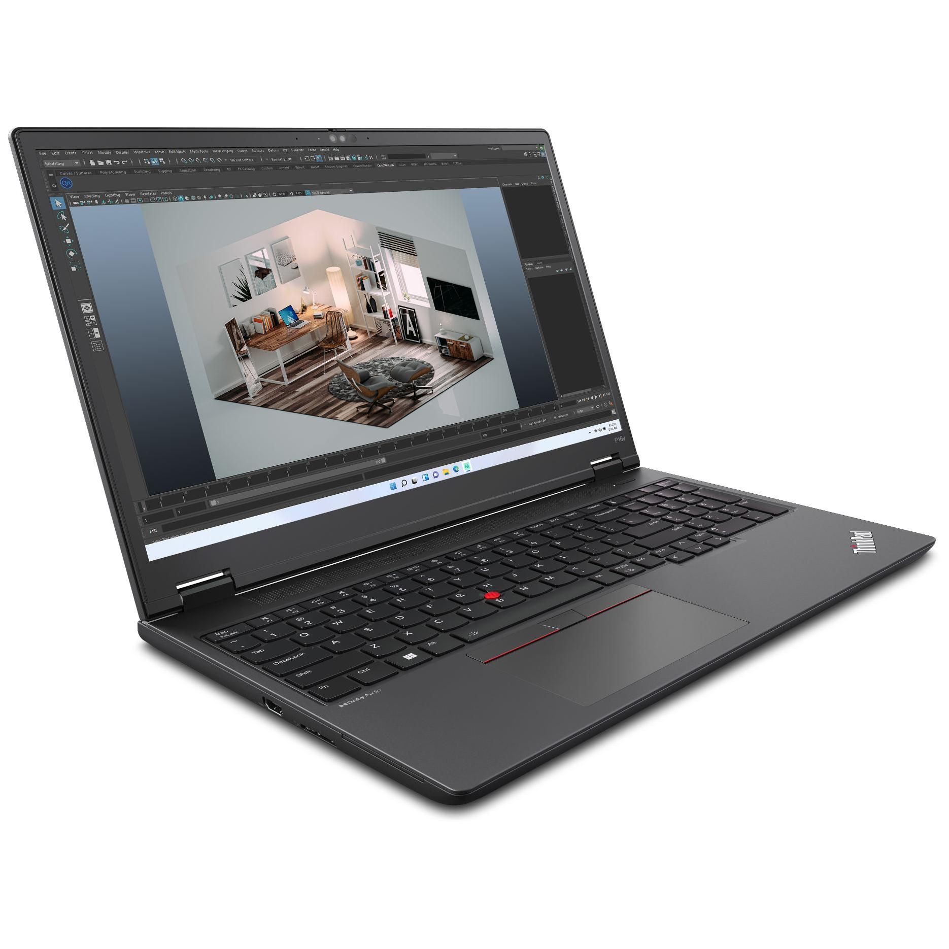 Lenovo ThinkPad P16v Gen 1 21FC - 16 Core i7 I7-13700H 16 Go RAM 512 Go SSD Noir AZERTY