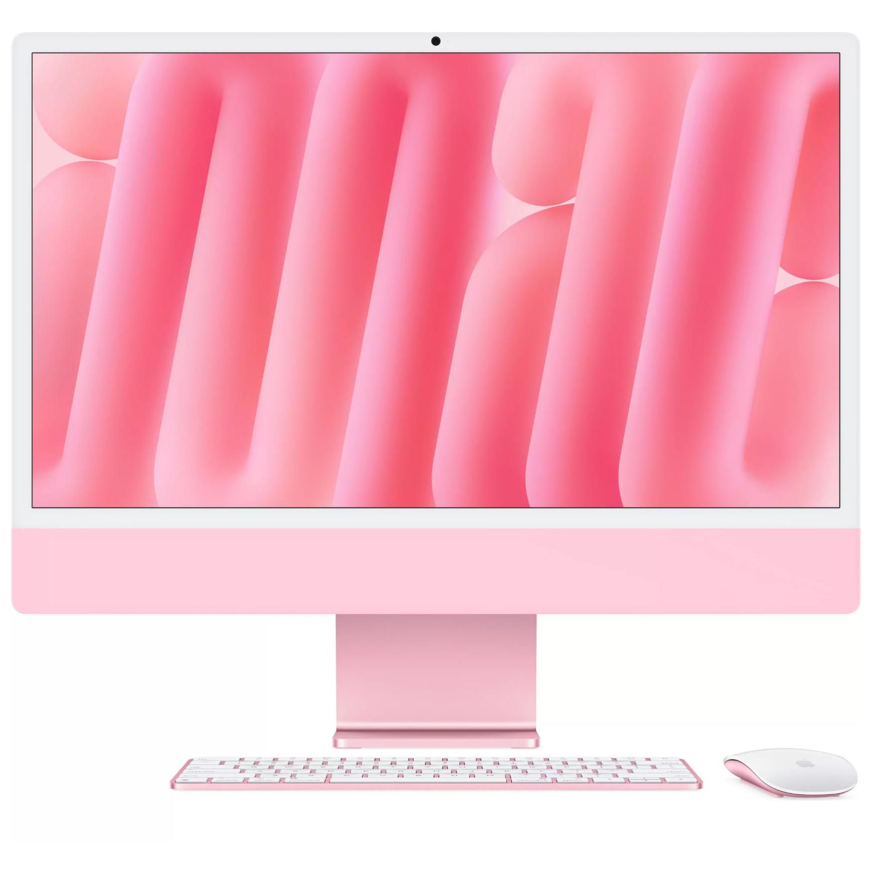 Apple iMac with 4.5K Retina display MWV53FN/A - Fin 2024 - M4 16 Go RAM 512 Go Rose AZERTY