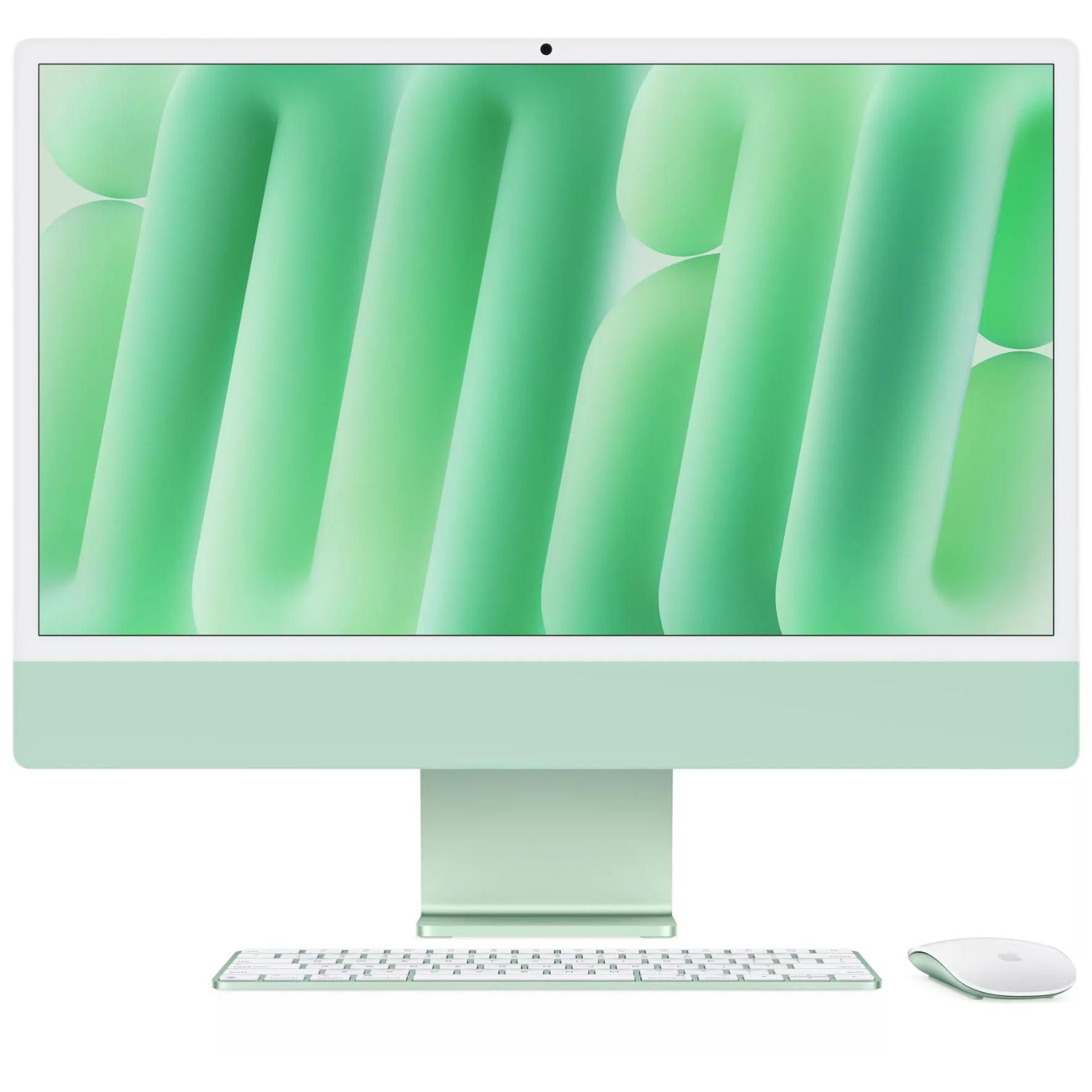 Apple iMac with 4.5K Retina display MWV03FN/A - Fin 2024 - M4 16 Go RAM 512 Go Vert AZERTY