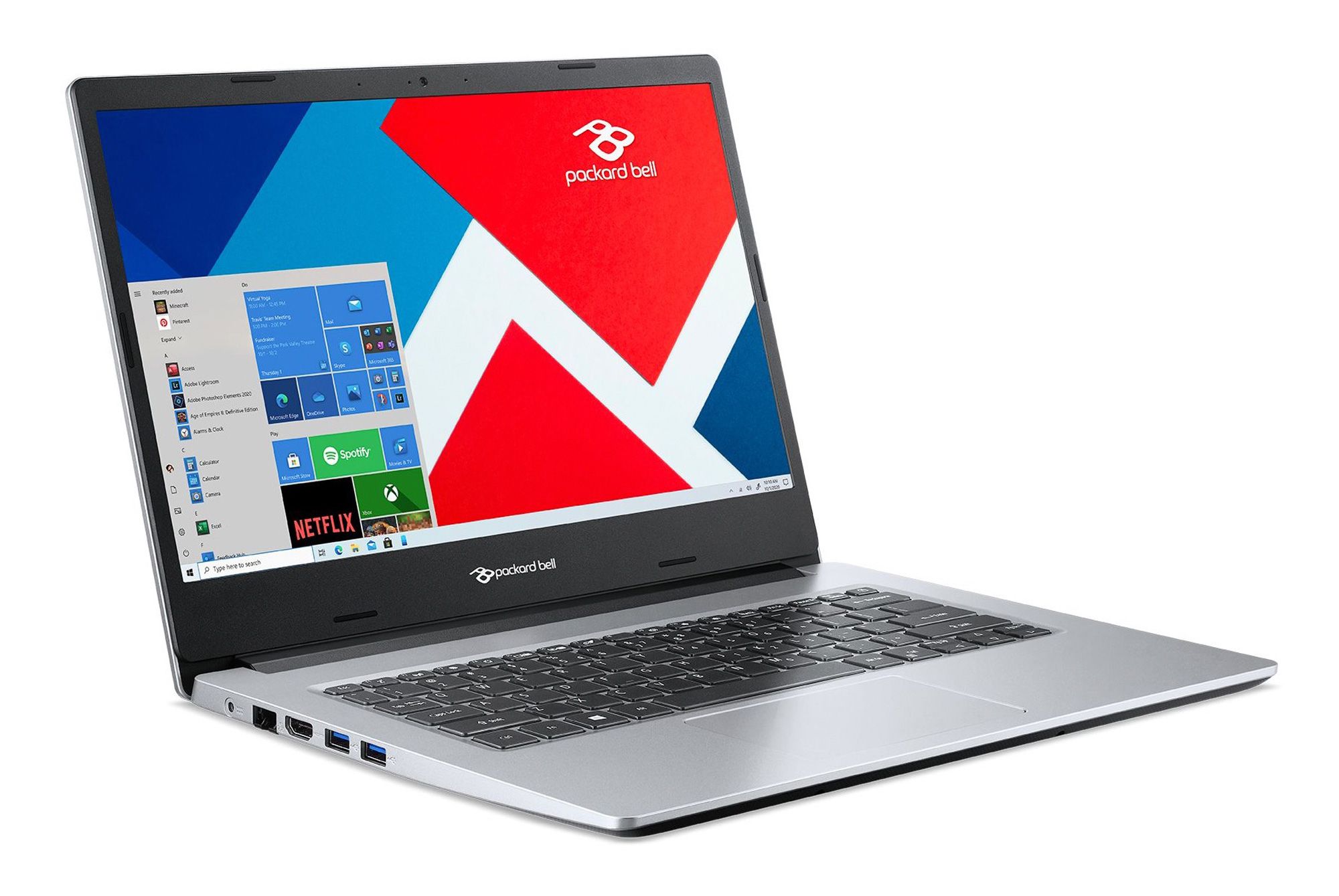 Packard Bell B114 33 C3N8 Celeron N4500 4 Go RAM SSD AZERTY