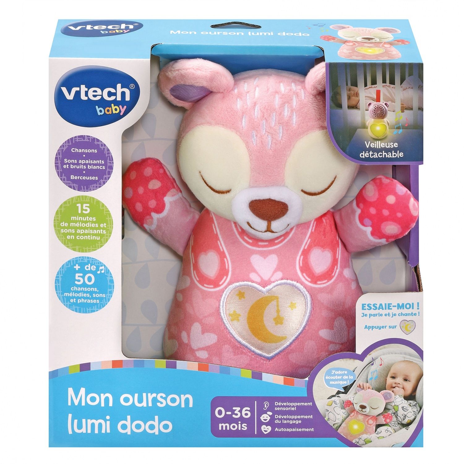 VTECH BABY MON OURSON LUMI DODO ROSE