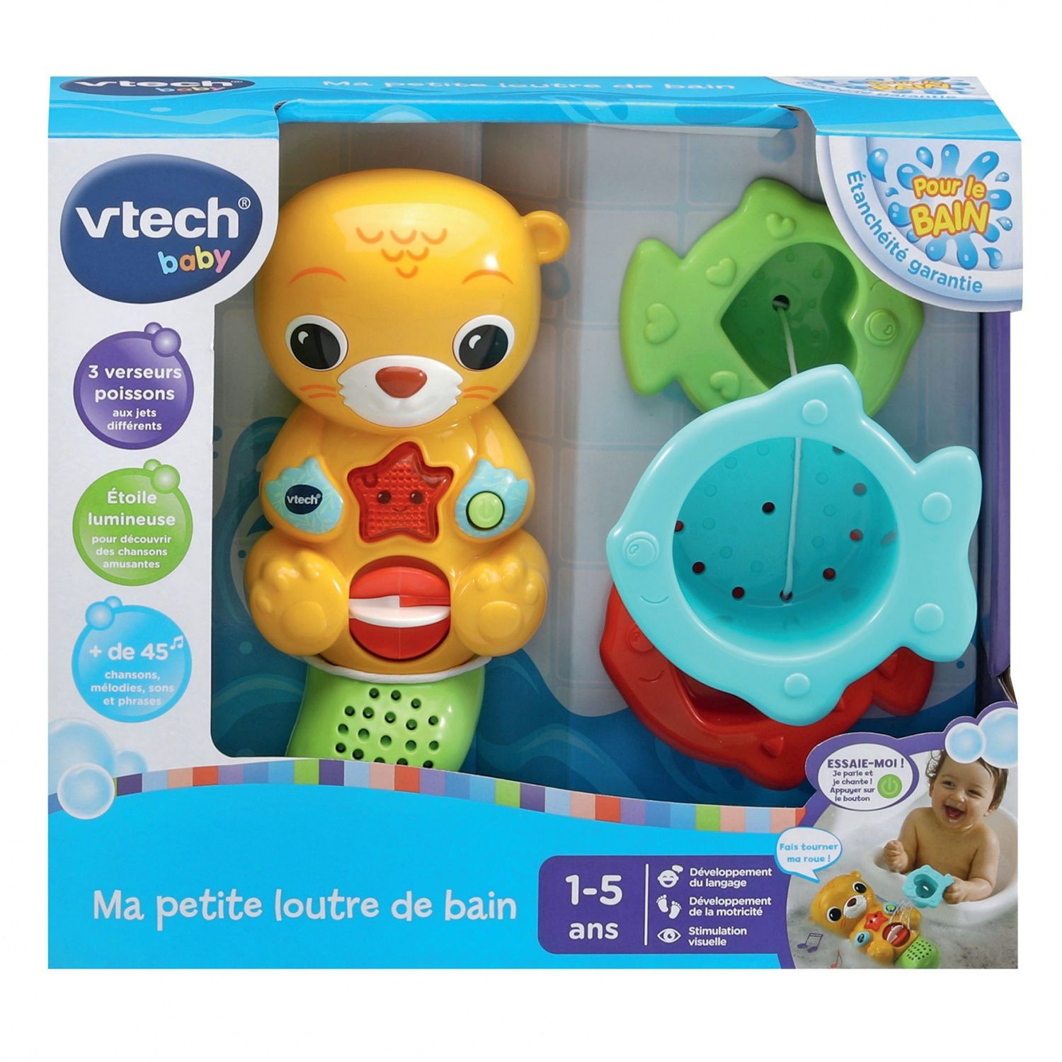 Ma Petite Loutre De Bain Vtech Le Jouet Et Ses Accessoires - vue 2