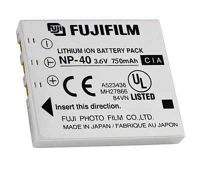Fujifilm NP 40 Pile pour appareil photo Li Ion 710 mAh pour FinePix F100 F455 F460 F470 F480 F485 F60 F650 F810 J50 V10 Z1 Z2 Z3 Z5fd