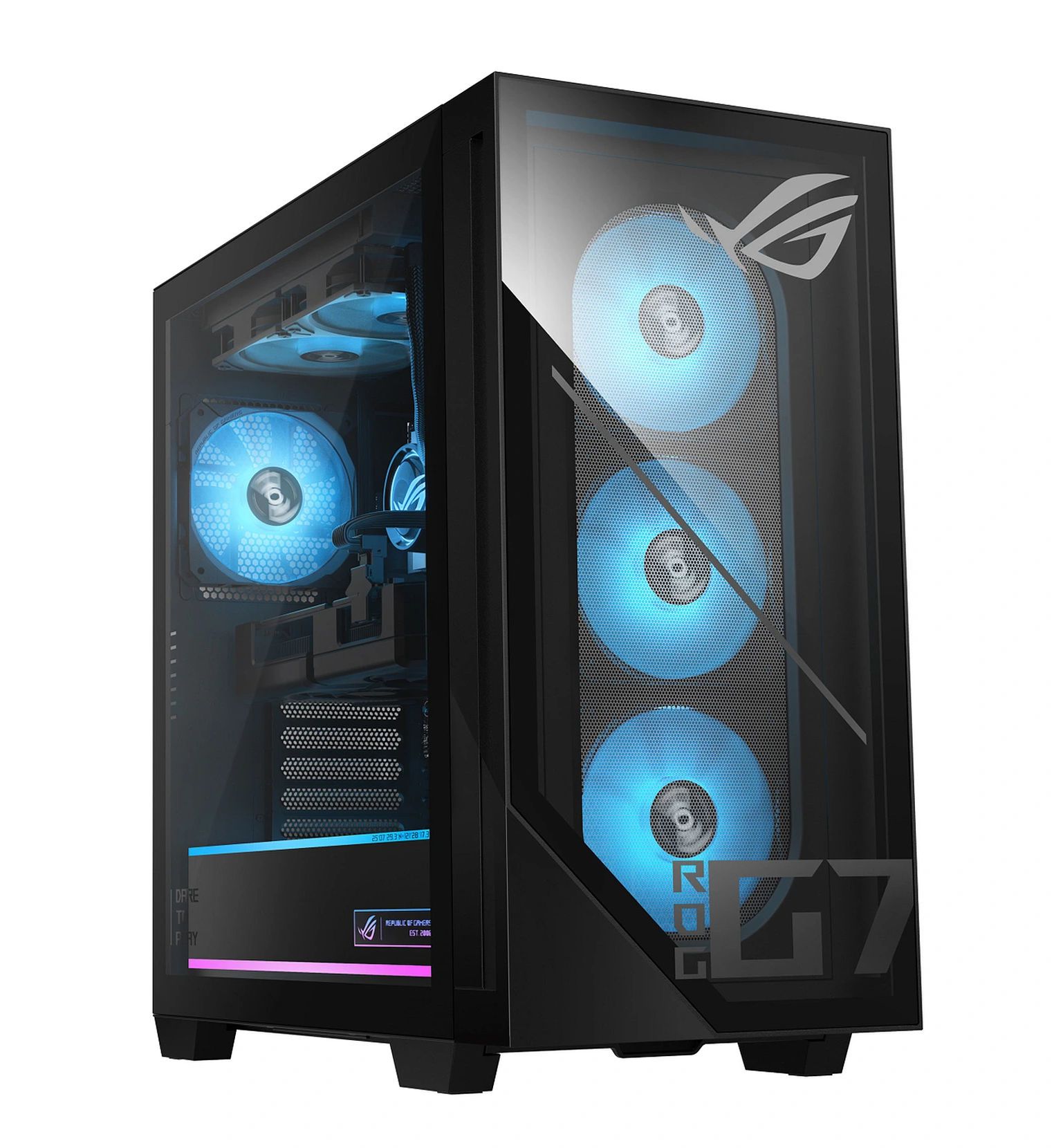 PC Gaming Asus ROG Desktop G700TF 09285K126W Intel® Core™ Ultra 9 RAM SSD Nvidia GeForce RTX 5070Ti Prime - vue 3