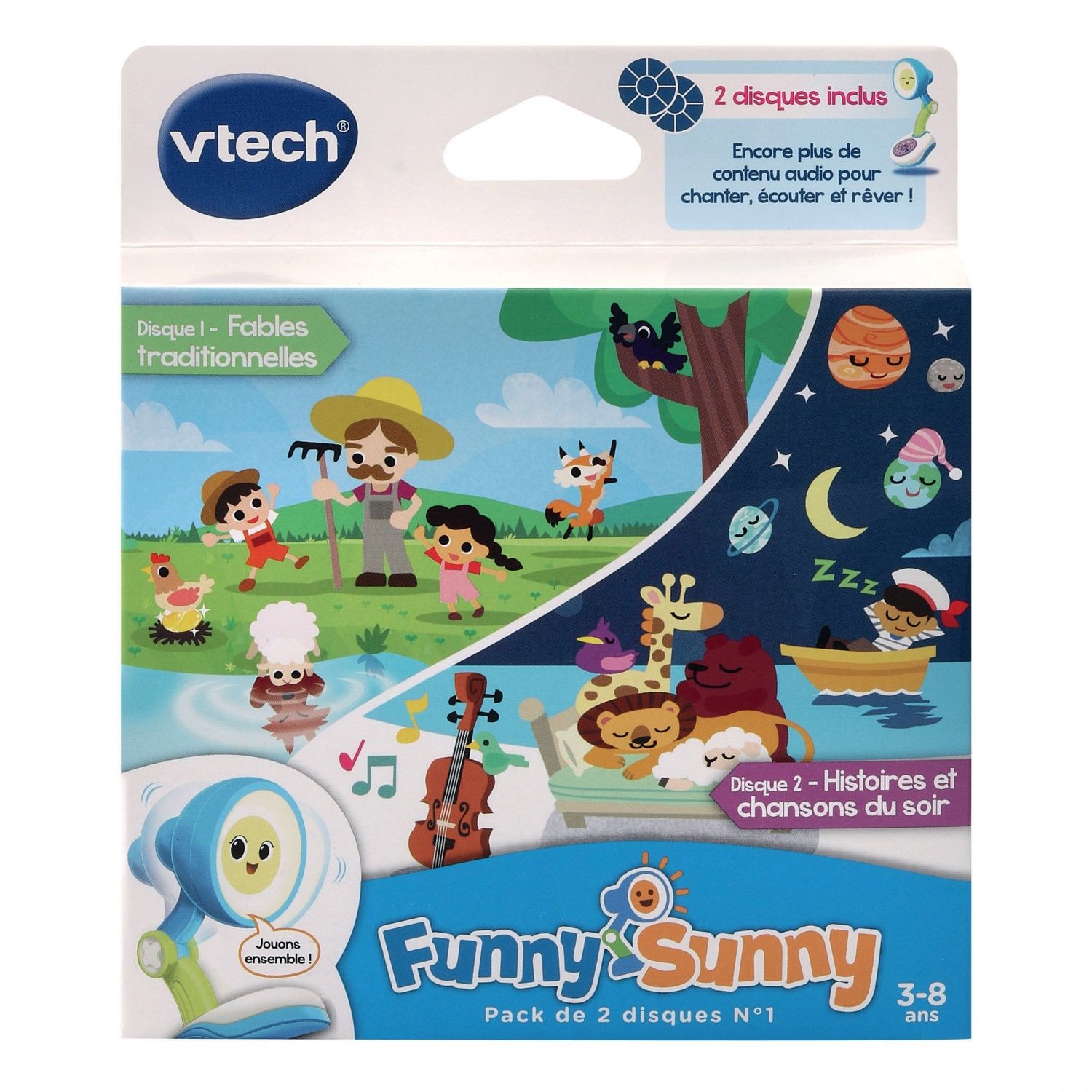 Vtech Funny Sunny Pack 2 Disques N°1