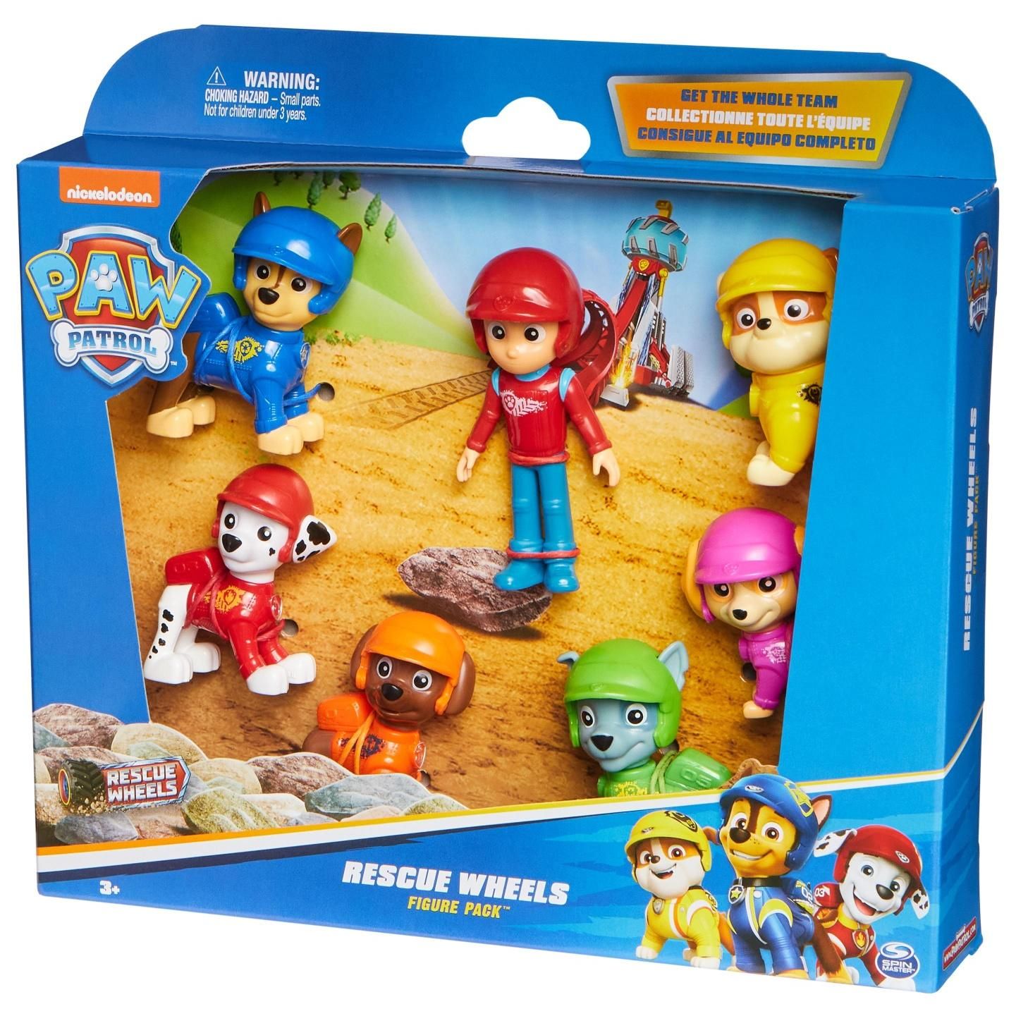La Pat' Patrouille Multipack De 7 Figurines Rescue Wheels La Pat' Patrouille