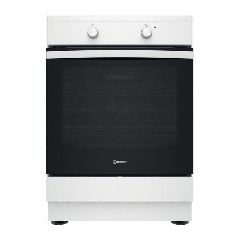 Cuisiniere a induction INDESIT IS67IQ5KCWE 3 foyers 60 cm - vue 3