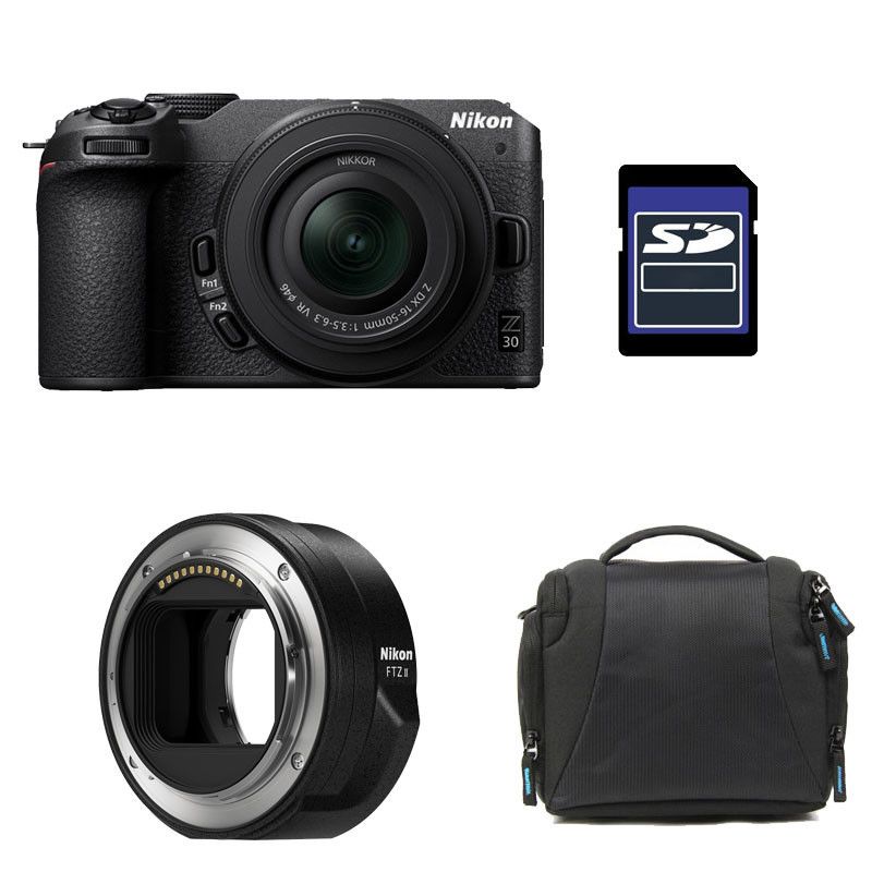 NIKON Z30 + Z 16 50 Garanti + Sac + Carte SD 8 Go + Adaptateur FTZ II - vue 8