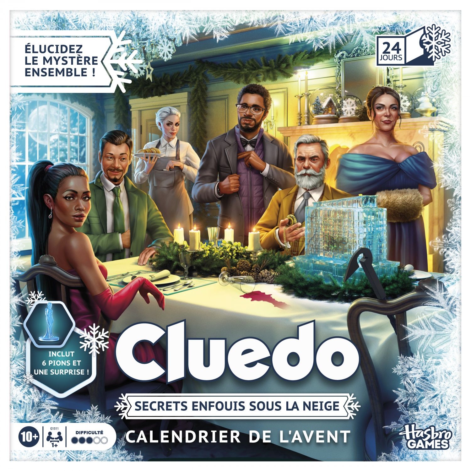 Advent Calendars Calendrier de 'avent Cluedo : Secrets enfouis sous la Version Française Jeu d'halloween à partir de - vue 9