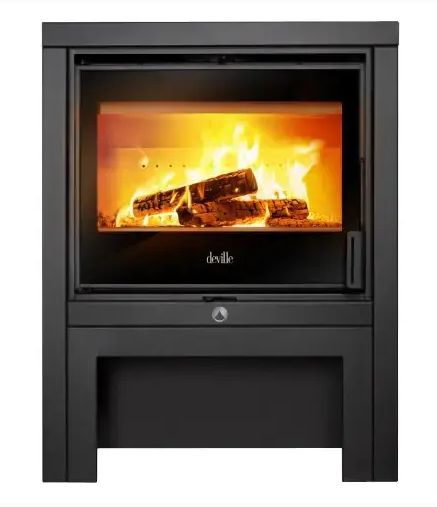 DEVILLE Poele à bois 8 à 10 Kw Haut Leman - vue 2