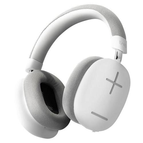 T'Nb T'Nb Bounce Max - Écouteurs Avec Micro - Circum-Aural - Bluetooth - Sans Fil, Filaire - Jack 3,5Mm - Isolation Acoustique - Blanc, Gris