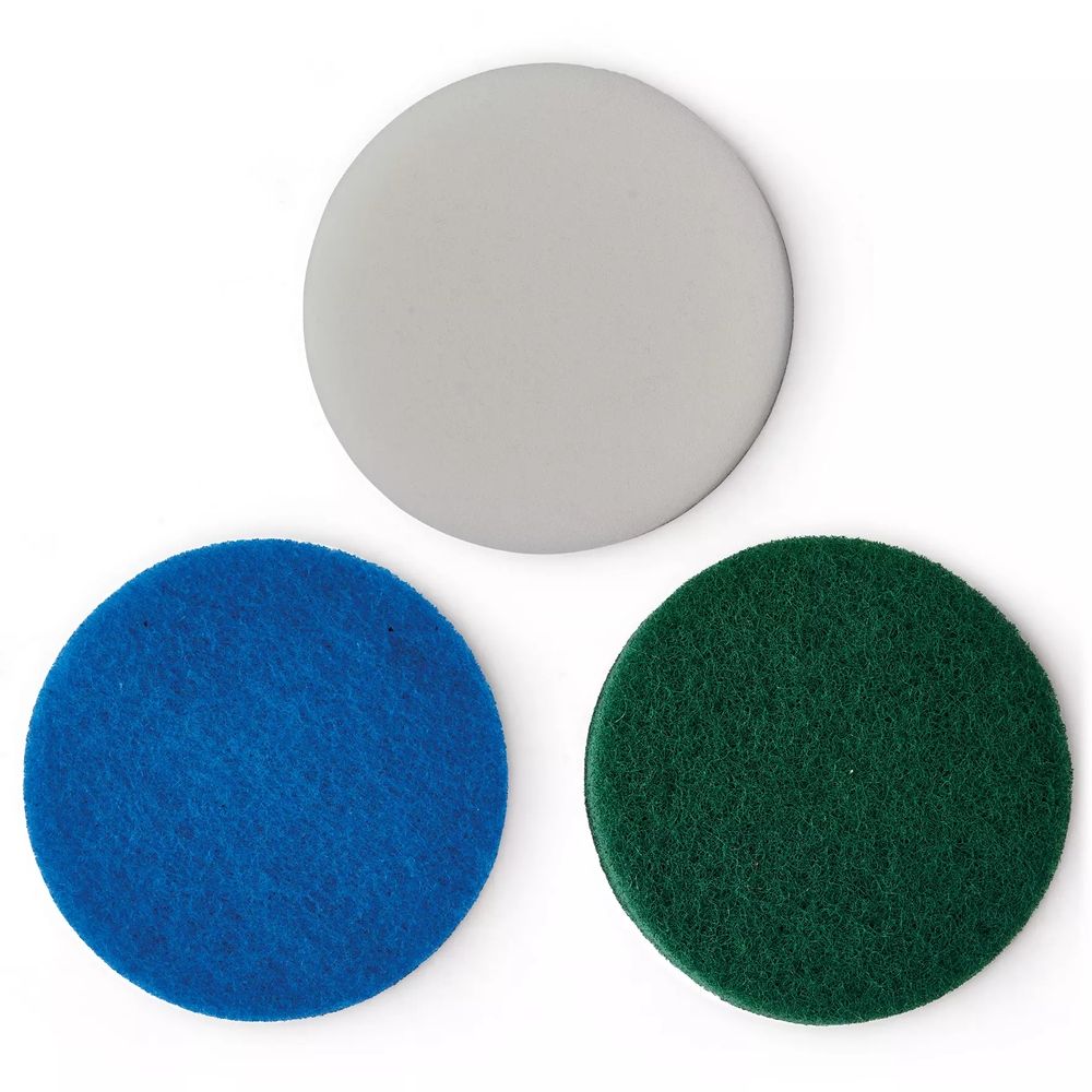 Set de tampons de nettoyage PICOBELLA 1890 mousse microfibres cuisine Ø100mm