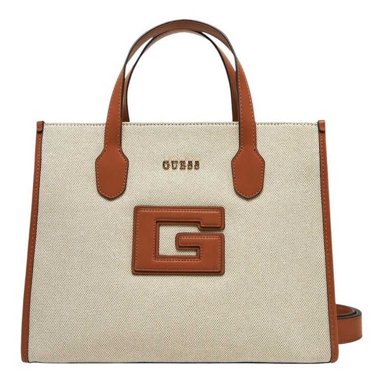 Sac à main Guess KATINE TOP ZIP SHOUL NATURALCOGNAC Unique - vue 3