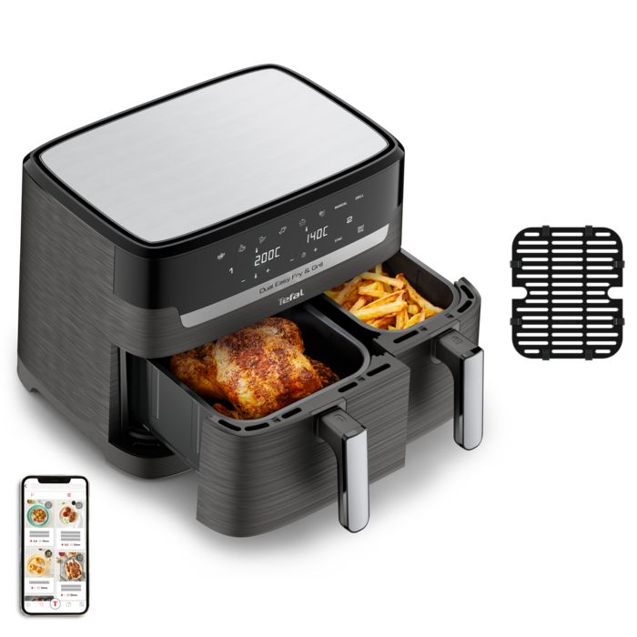 Friteuse EY905B10 Dual Easy Fry & Grill Air fryer 8.3 / 2.2kg