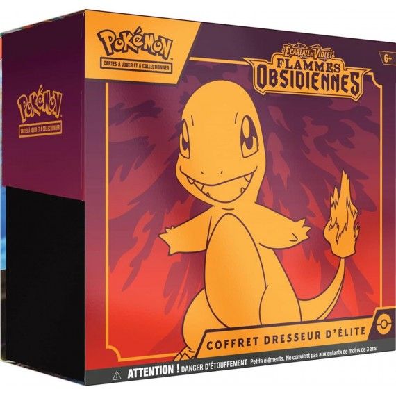 Pokémon Ev03 - Coffret Dresseur D'élite Ecarlates Et Violet - Flammes Obsidiennes