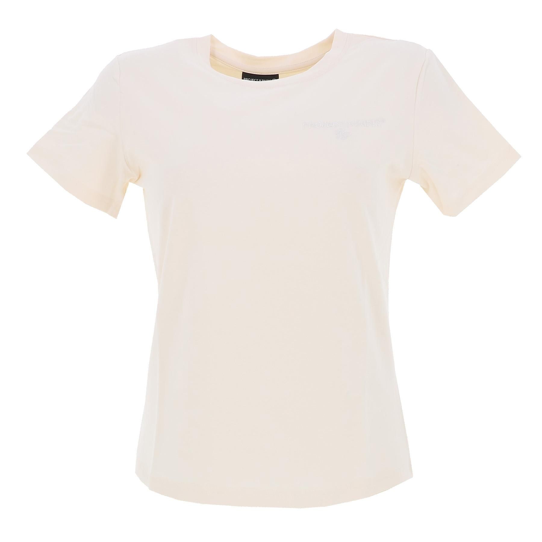 tee shirt manches courtes project x paris t shirt ecru