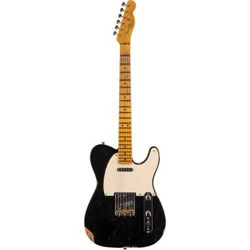 Fender Limited Edition Reverse '50S Telecaster Relic Aged Black Avec Étui Deluxe Et Certificat D'Authenticité