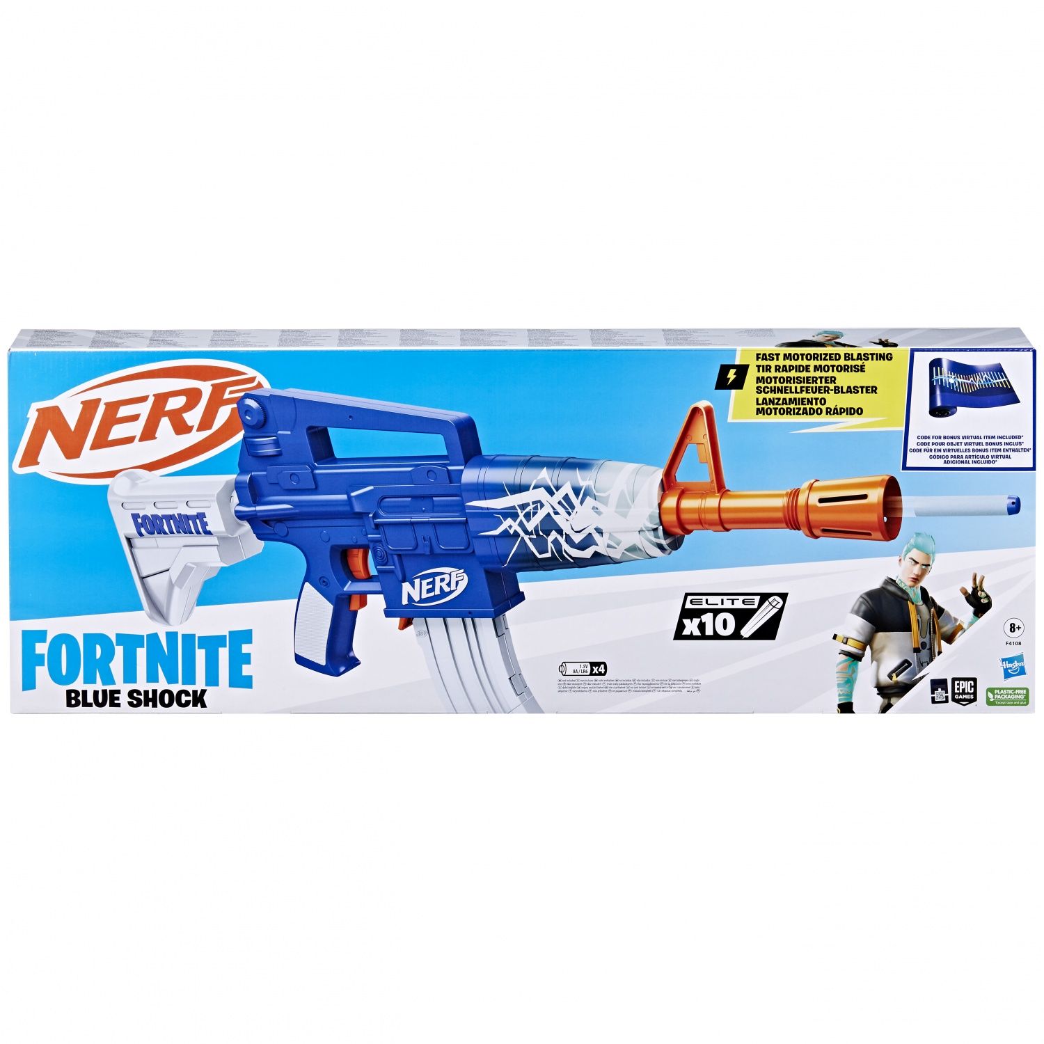 Nerf Fortnite Blaster à fléchettes Shock - vue 7