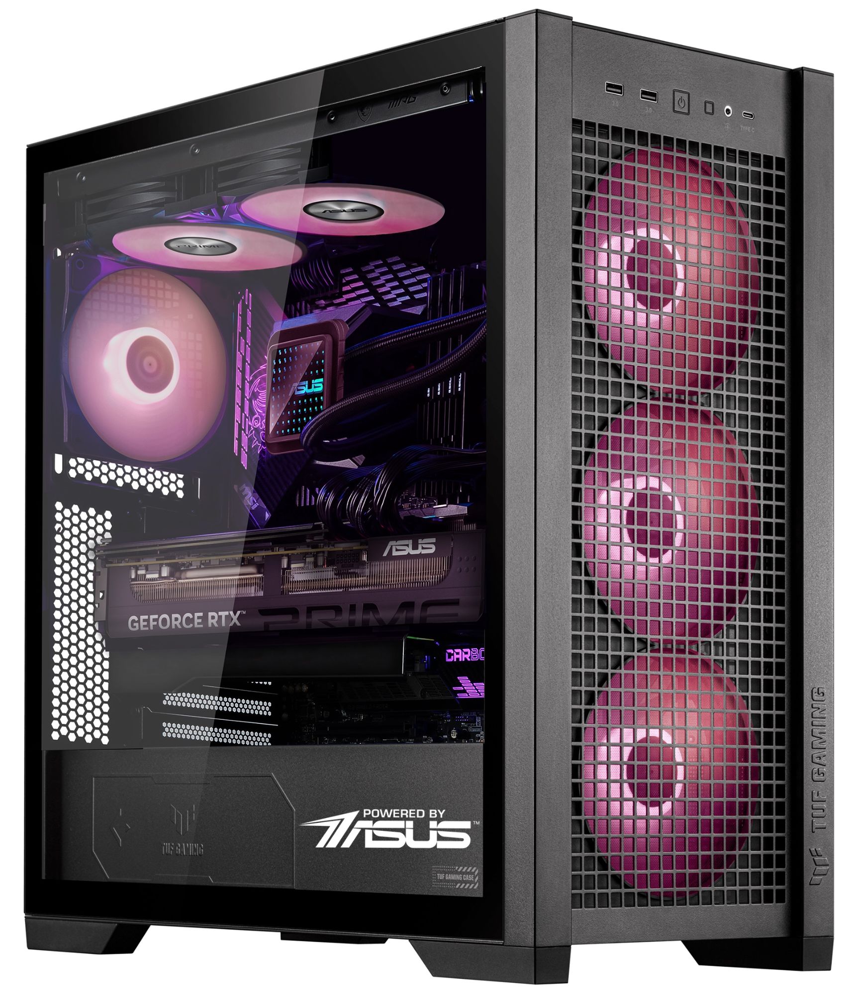 VIST PC Gaming Ryzen 7 7800X3D RAM RTX 5080 SSD .2 Windows 11 Pro