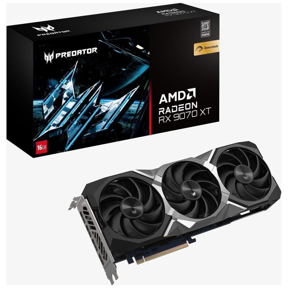 Acer Predator BiFrost Radeon RX 9070 XT OC AMD GDDR6 Neuf - vue 4