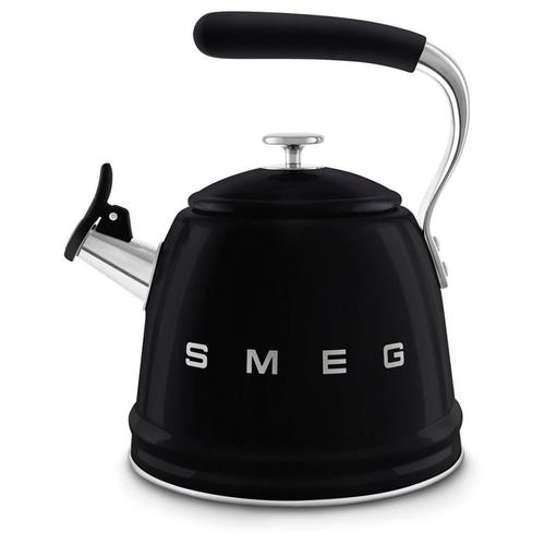 Bouilloire Style Années 50 Noir Smeg Wkf01Bl