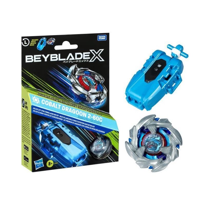 Beyblade X Pack De Lanceur Cobalt Dragoon 2-60c