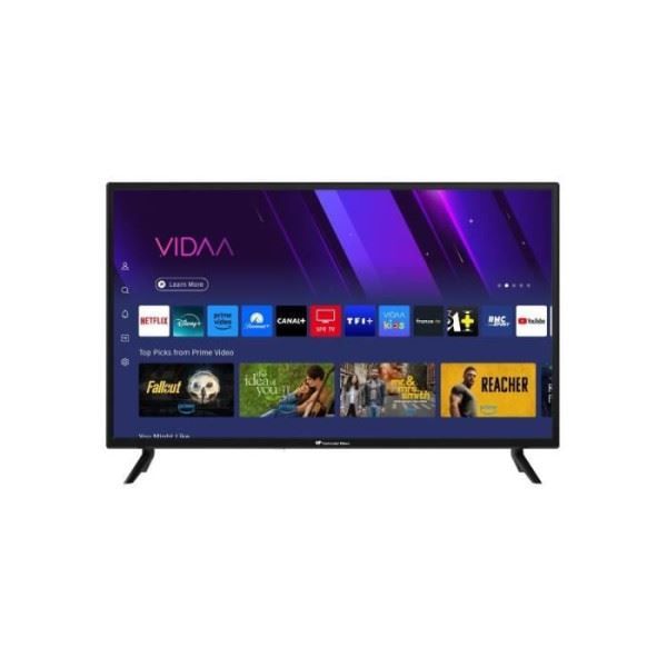 TV HD CONTINENTAL EDISON 32“ 81 cm Smart Vidaa Wifi Bluetooth 3xHDMI 2xUSB CELED32SVHD25B6 - vue 4