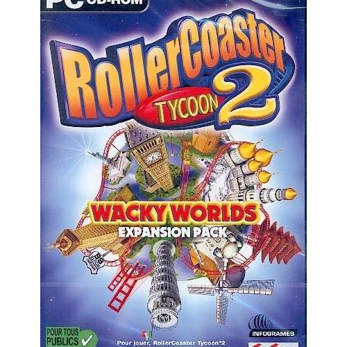 Roller Coaster Tycoon 2 - Wackyworlds - Expansion Pack