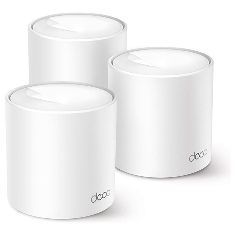 TP-Link Deco X10 V1 - Système Wi-Fi - (3 routeurs) - jusqu'à 5600 pieds carrés - maillage 1GbE Bi-bande TP-Link Deco X10 V1 - Système Wi-Fi - (3 routeurs) - jusqu'à 5600 pieds carrés - maillage 1GbE Bi-bande