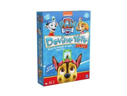Devine Tete Junior Pat Patrouille 24 Personnages Animaux A Deviner Bandeaux Des Set Jeu Societe Enfant Famille Et Carte