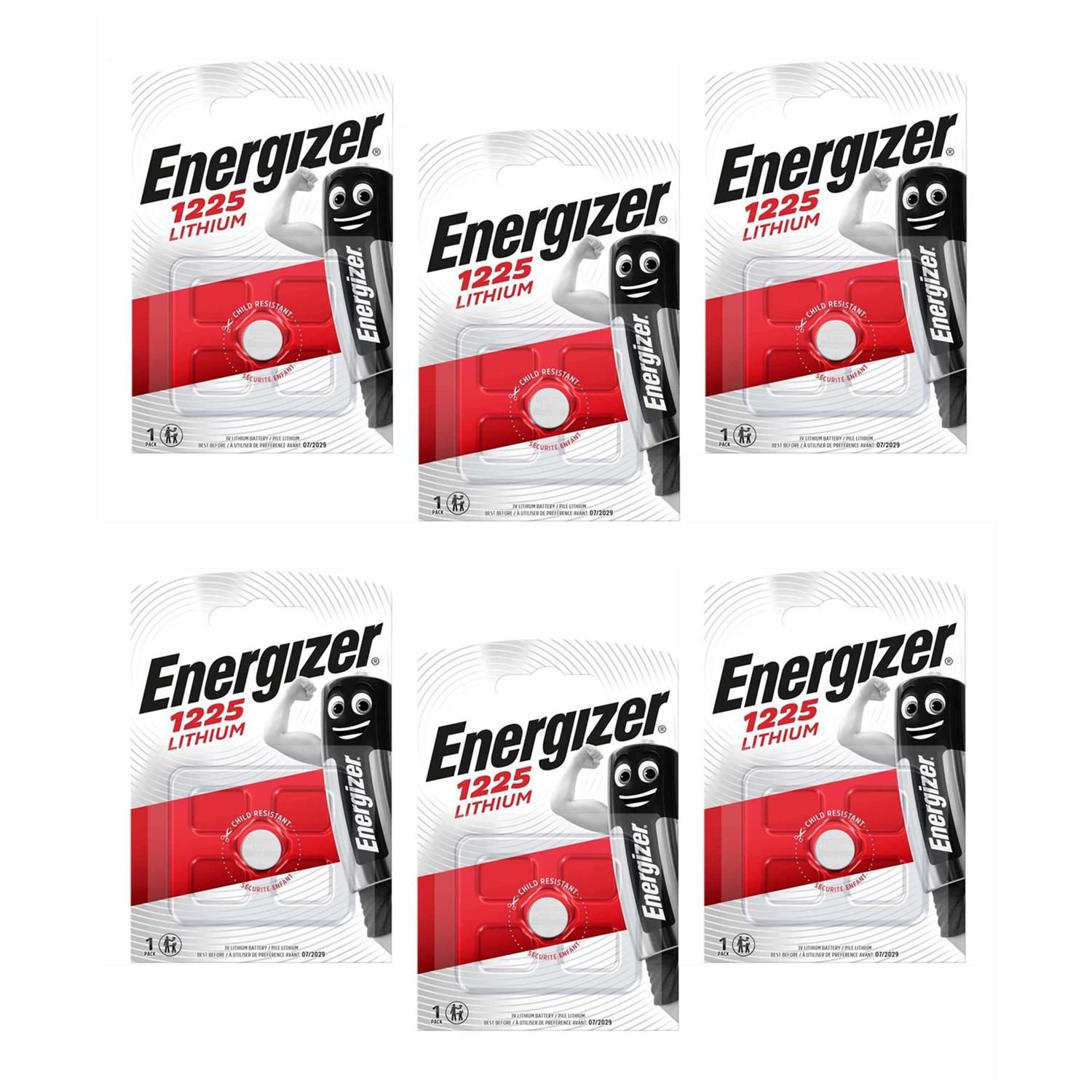 ENERGIZER Lot de 8 Blisters de 1 Pile Lithium CR 1225 3V - vue 3
