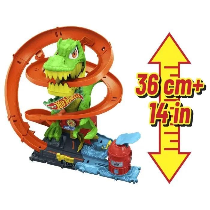 Hot Wheels T rex Bataille De Feu Mattel La Boite - vue 10